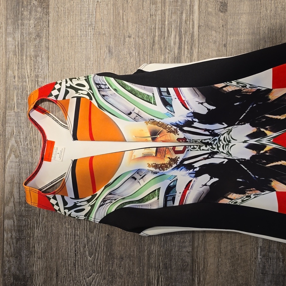 CLOVER CANYON | Flying Cars CA racerback one piece | Size Small NWOT - Picture 4 of 13